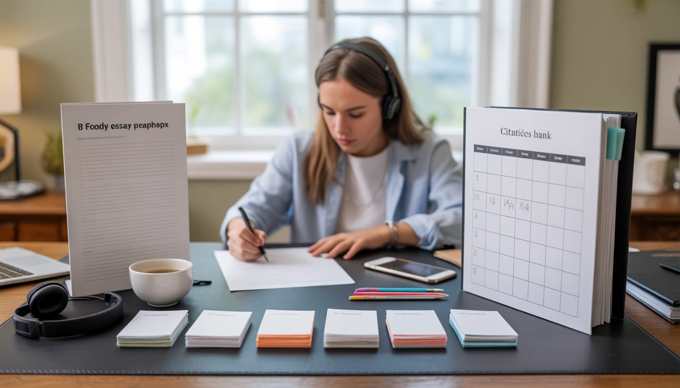Estudante acessando pacote ENEM com redações nota 1000 e questões de simulado