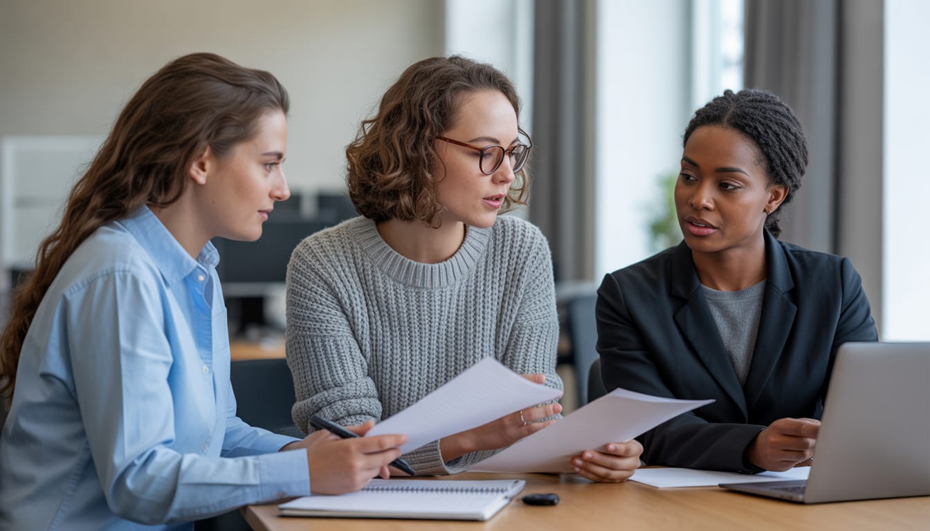 Estudante gerando artigo científico pronto online com IA e formatação ABNT 2024 no notebook