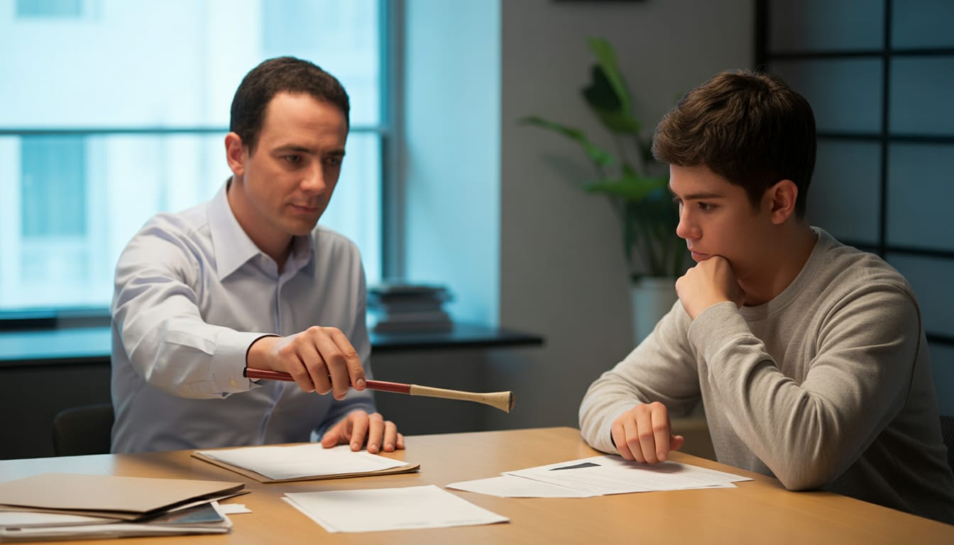 Estudante revisando redação com checklist dos critérios de correção da FUVEST