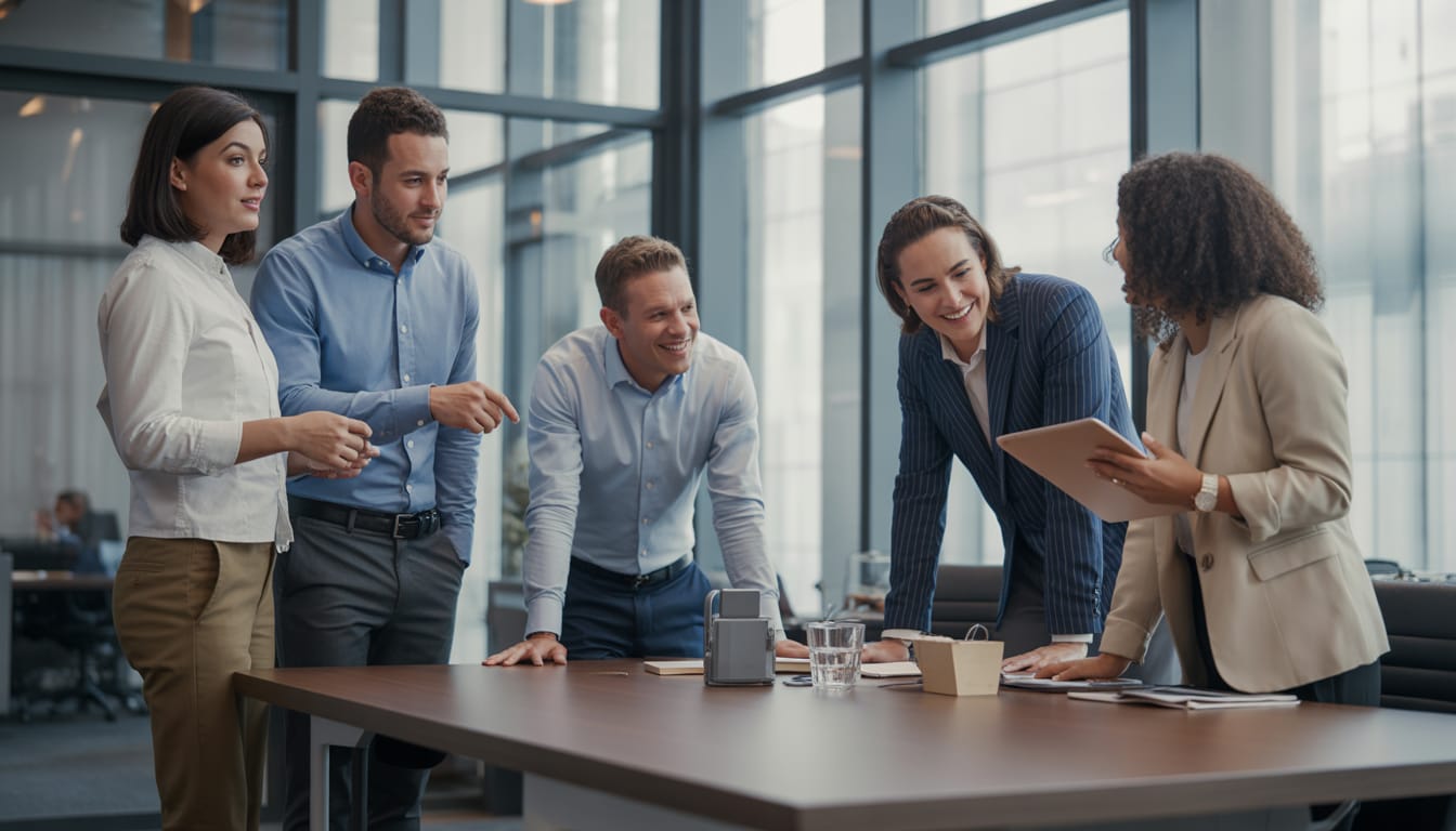 Estudante revisando texto com foco em coerência textual e estrutura lógica de ideias