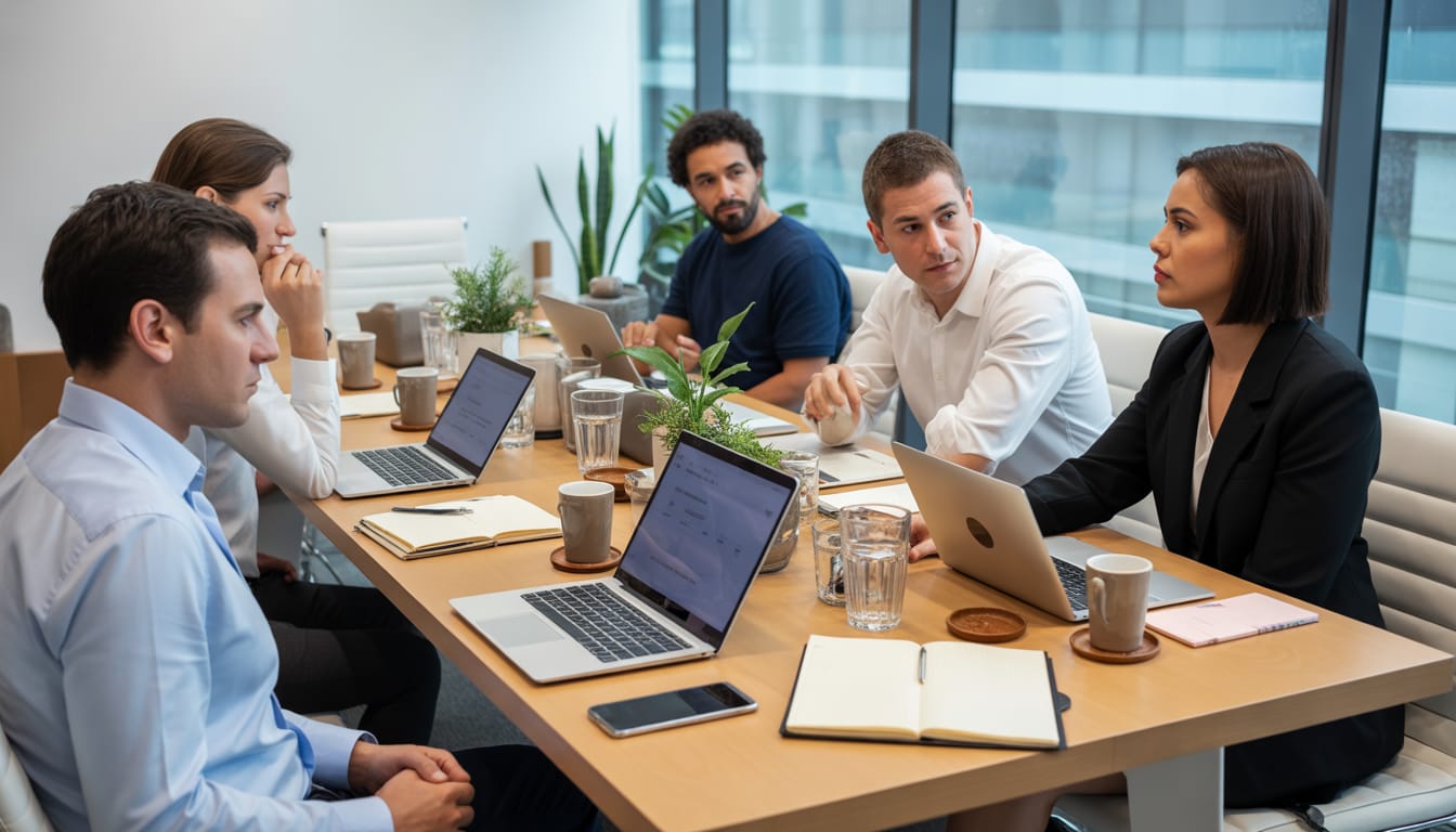 Estudante usando tecnologia e inteligência artificial para estudar para o ENEM com foco em redação e simulados