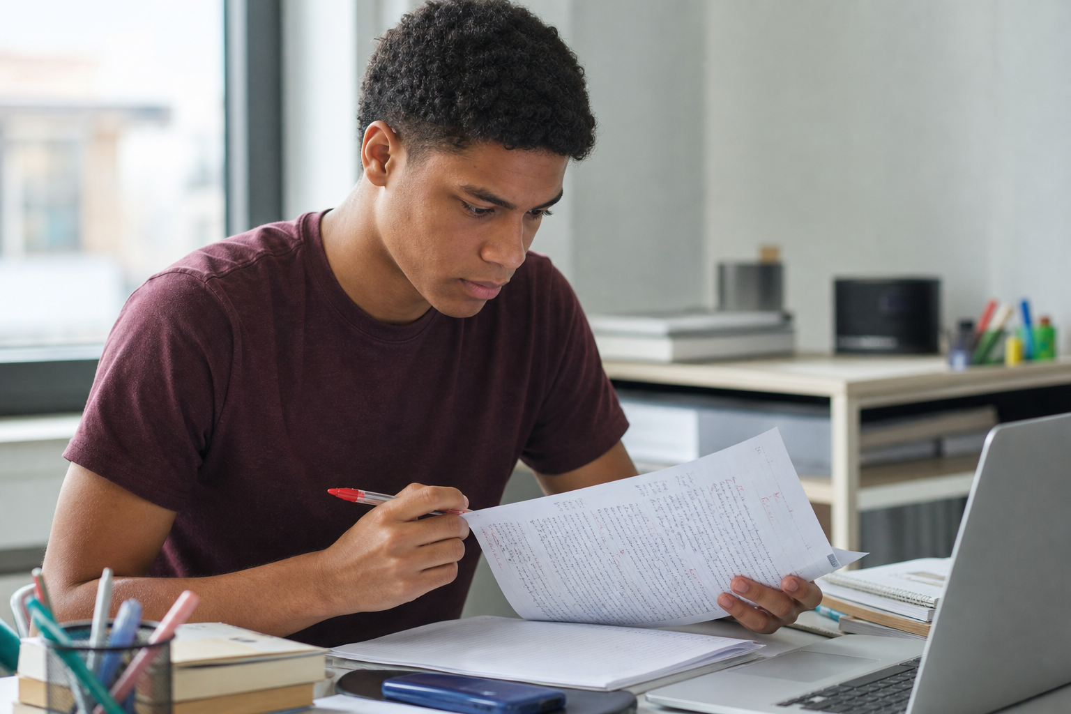 Como usar corretor de redação com IA para fortalecer argumentos, repertório e clareza