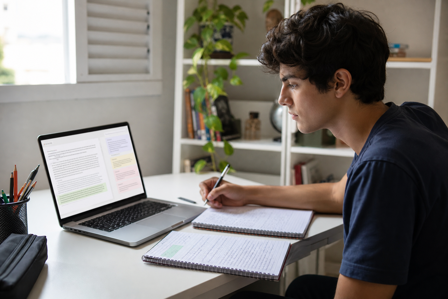 Como usar IA para treinar redação ENEM e revisar as 5 competências